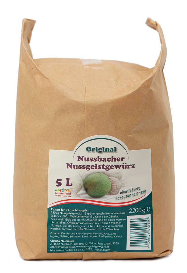 Nussgeistgewürz 5 Liter